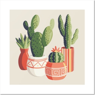 Bunch Of Cacti Posters and Art